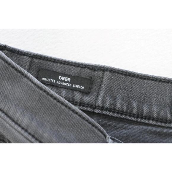 Hollister California Taper Advanced Stretch Gray Denim Jeans Mens Sz 31 x 30 - Picture 6 of 9